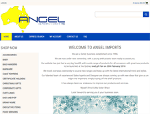 Tablet Screenshot of angelimports.com